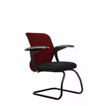 Кресло SU-M-4/подл.160/осн.008 (Бордовый/Черный)